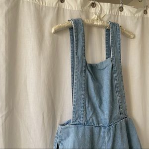 Denim fashion overall